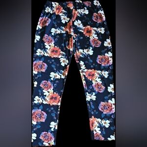 NWOT Floral Stretch Leggings